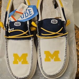 Hey Dude Men's Sneakers - Michigan Wolverines